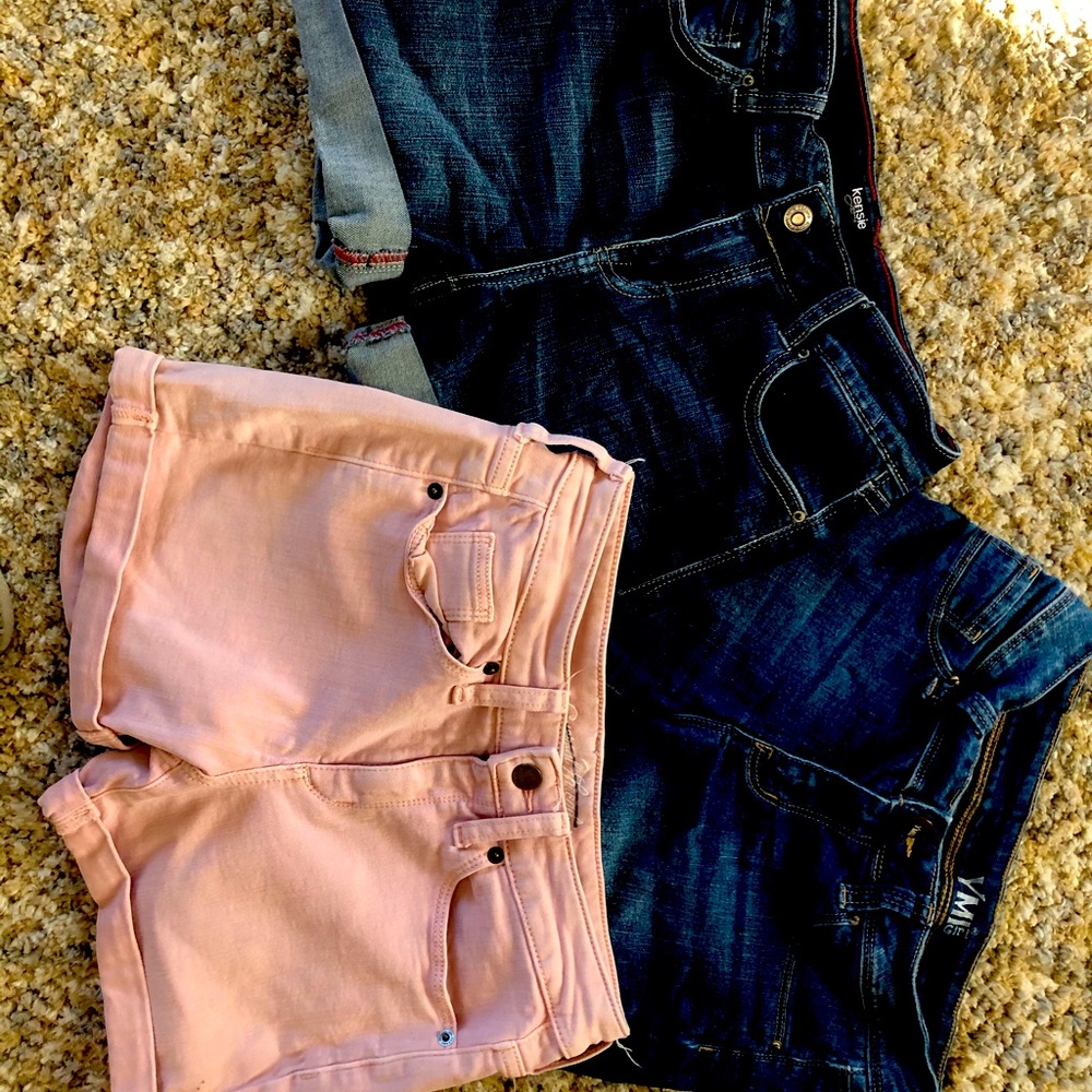 Jean shorts-lot of 3 pair